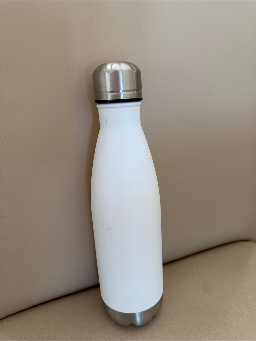 White Stainless Steel Insulated Water Bottle